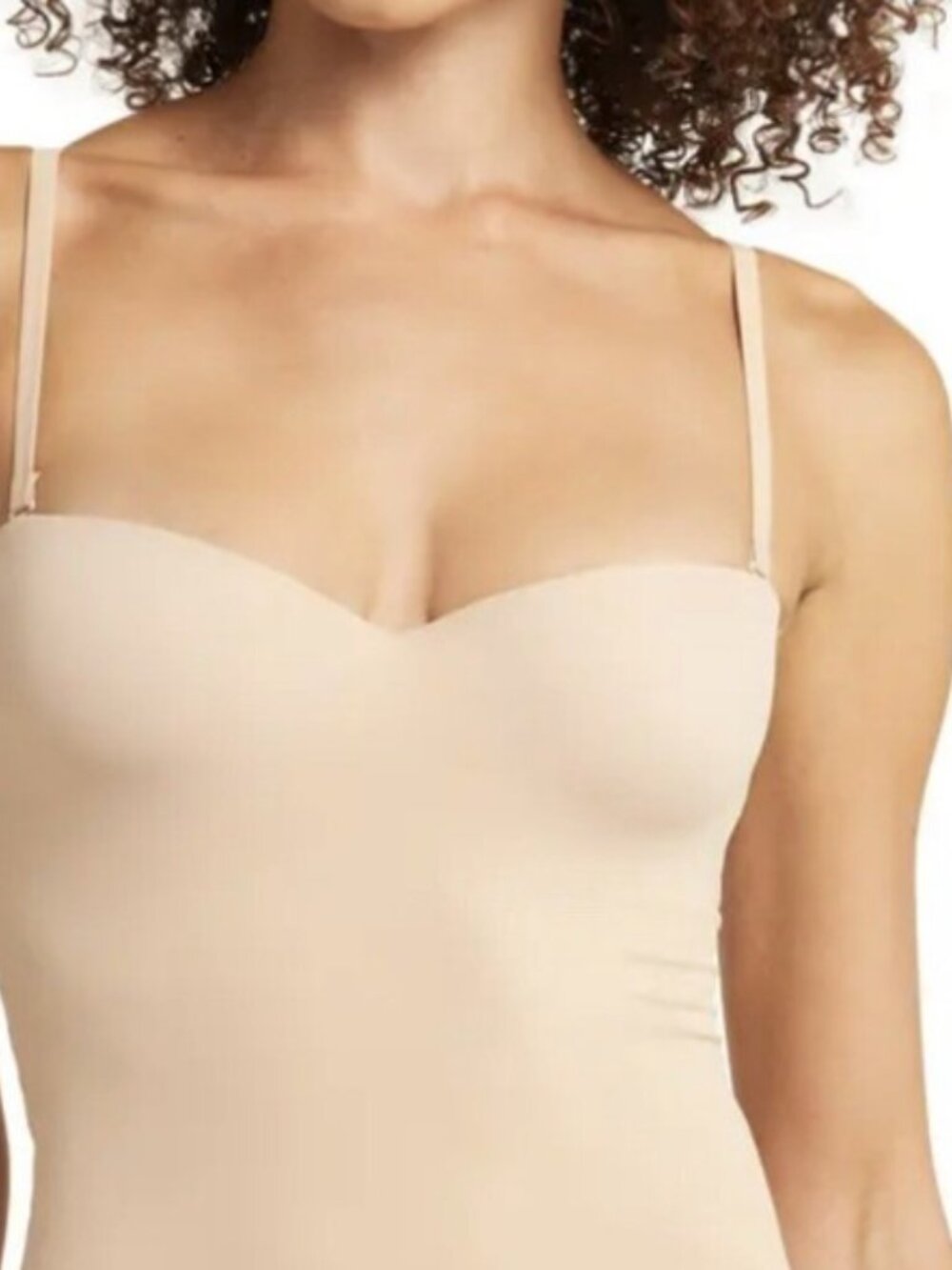 Skims contour lift tank in light beige, size medium